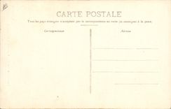 VINTAGE POSTCARD Invitation of Mrs. Anna thibaud