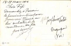 VINTAGE POSTCARD Negro black Child Chein