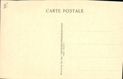 VINTAGE POSTCARD Negro black Man the break-in crust in the drill