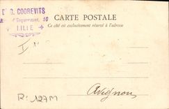 VINTAGE POSTCARD Bank Lille Savings bank