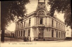 VINTAGE POSTCARD Laval Bank the Savings bank