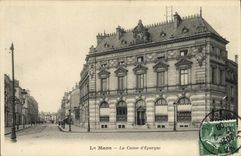 VINTAGE POSTCARD Bank Mans the Savings bank