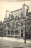 VINTAGE POSTCARD Bank Moulins Savings bank