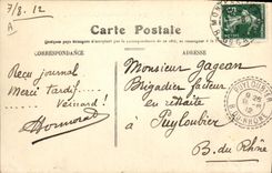 Banco de ahorros de Montpellier del banco de la POSTAL de la VENDIMIA y bulevar Ledru Rollin