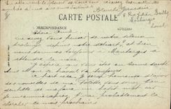 Puente de Montargis del banco de la POSTAL de la VENDIMIA del camino y del banco de ahorros