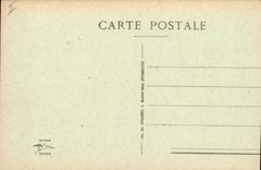 VINTAGE POSTCARD Bank Mulhouse Savings bank and Suburb of Belfort Tram