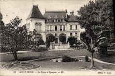 VINTAGE POSTCARD Bank Mulhouse Savings bank