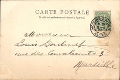 VINTAGE POSTCARD Bank Moulins Town hall and Savings bank