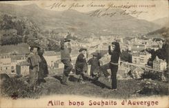 CPA Folklore Auvergne 