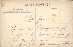 CPA Folklore Auvergne La bourree 