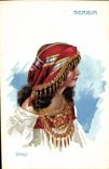 VINTAGE POSTCARD Fantasy Illustrator Serbia Serbia