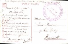 VINTAGE POSTCARD Fantasy Illustrator Woman with the Beltrane fountain