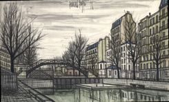 VINTAGE POSTCARD Fantasy Paris Illustrator