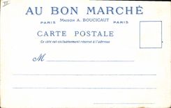 VINTAGE POSTCARD Fantasy Illustrator the Old man Paris House of Theophraste Renaudot