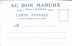 VINTAGE POSTCARD Fantasy Illustrator the Old man Paris Street of the Universities