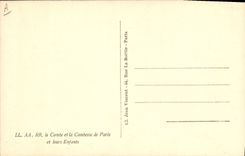 CPA LL A RR le comte et la comtesse de Paris et leurs enfants