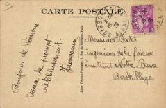 CPA La famille royale en exil Comte de Paris Duchesse de Guise 