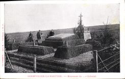 VINTAGE POSTCARD Militaria Gerbeviller Martyrdom Monument of the Colonial one