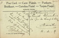 VINTAGE POSTCARD Militaria the nouha of a regiment of riflemen