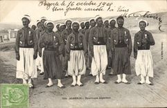CPA Militaria Algerie Tirailleurs algeriens