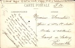 CPA Militaria Extreme Sud Tunisien Piece de 80 de la section Saharienne d'artillerie 