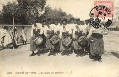 VINTAGE POSTCARD Militaria Spree of the Tunisia Riflemen