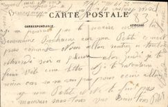 VINTAGE POSTCARD Militaria Signes Shootings of combat of the colonial infantry has Chibron the hotel of the farm will sound the lunch