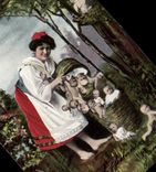 CPA Fantaisie Enfants Bebe Femme 