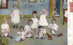 CPA Fantaisie Enfants Bebe 