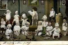 CPA Fantaisie Enfants Bebe 