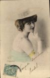 VINTAGE POSTCARD Marville Woman