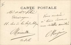 VINTAGE POSTCARD the attack of the mill the harvest Rising of the curtain