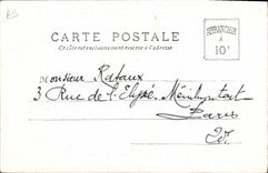 VINTAGE POSTCARD Theater Dejazet Mr. Clement