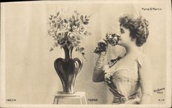 VINTAGE POSTCARD Paris Carries St Martin Yahne