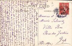 VINTAGE POSTCARD Actress Constancy Collar In Benhur