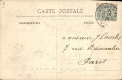 CPA Negre Homme noir Exposition d'Angers 1906 Village noir Marabout et ses eleves a l'ecole 