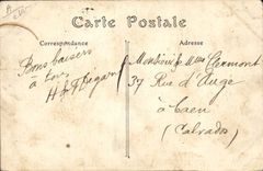 VINTAGE POSTCARD Negro black Man Paris Zoological gardens Megros musicians