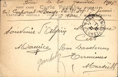 CPA Negre Homme noir Habitants d'un vilage negre 