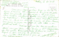 MODERN CARD Negro black Man Black Africa Small dancers of Man