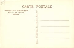 CPA Negre Femme noire Mission des Peres Blancs AOF