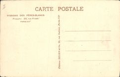 CPA Negre Homme noir Mission des Peres Blancs AOF 