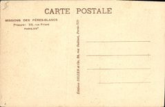 CPA Negre Homme noir Mission des Peres Blancs AOF 