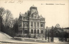 VINTAGE POSTCARD Bank Savings bank Montdidier