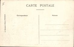 VINTAGE POSTCARD Bank Montlucon Savings bank and Which occurred Jules Ferry