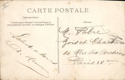 VINTAGE POSTCARD Bank Savings bank Nogent on the Seine