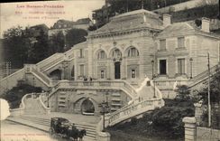 VINTAGE POSTCARD Bank Oloron Sainte Marie the Savings bank