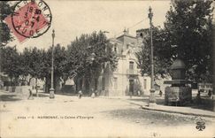 VINTAGE POSTCARD Bank Savings bank Narbonne