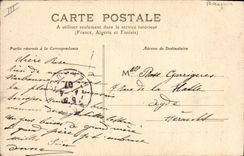 VINTAGE POSTCARD Bank Savings bank Narbonne