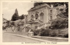 VINTAGE POSTCARD Bank Savings bank Oloron Sainte Marie