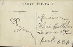 CPA Folklore Auvergne La bourree